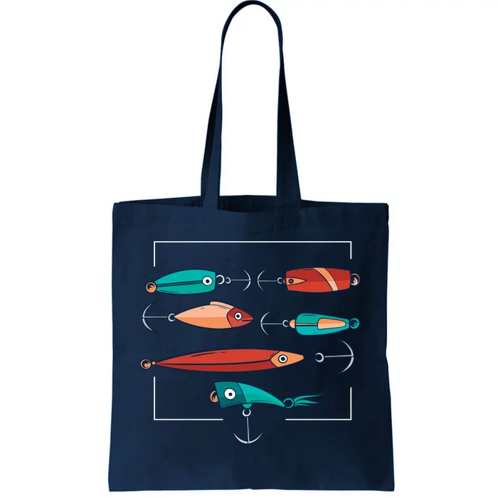 Fish Bait Set Tote Bag