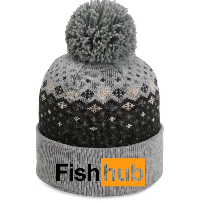 Fish Hub The Baniff Cuffed Pom Beanie