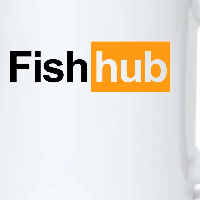 Fish Hub Black Color Changing Mug