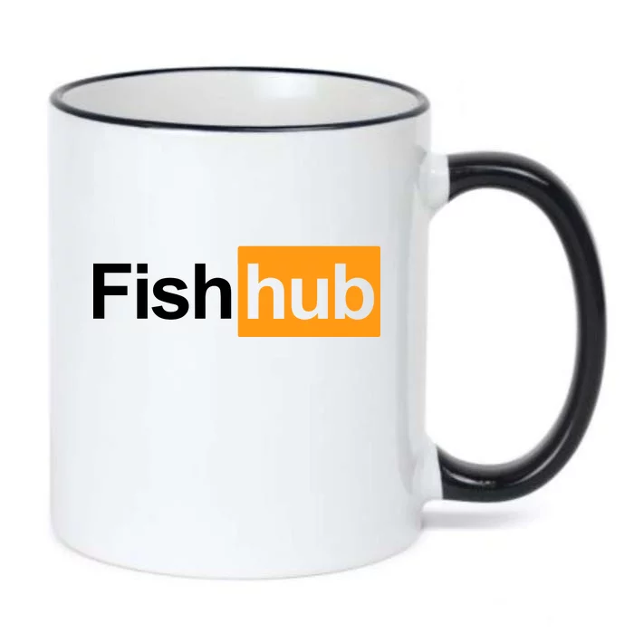 Fish Hub Black Color Changing Mug