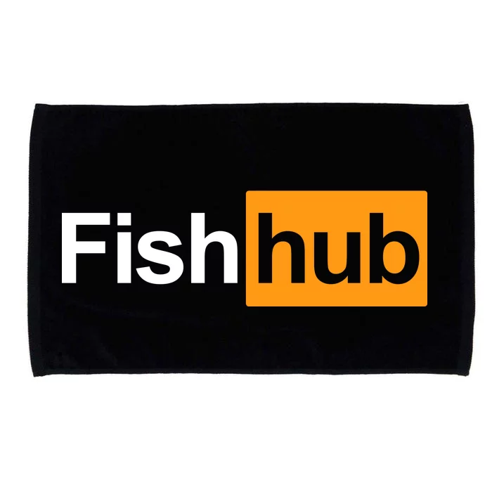 Fish Hub Microfiber Hand Towel