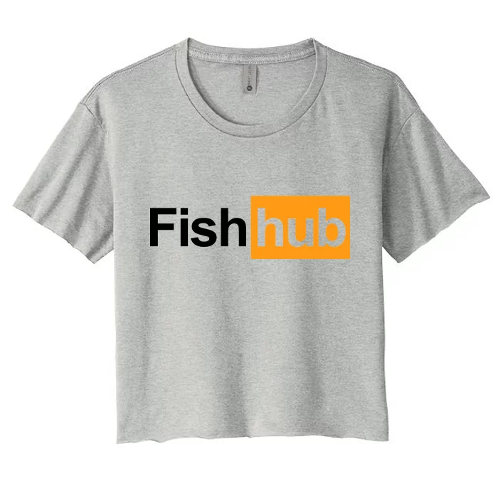 Fish Hub Women's Crop Top Tee