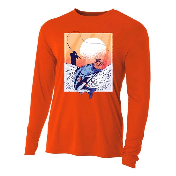 Fisherman Sunset Cooling Performance Long Sleeve Crew