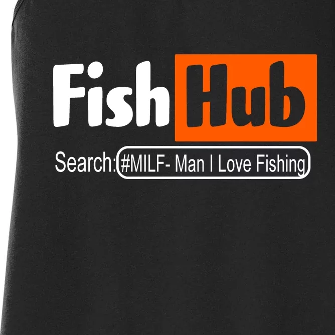 FishHub Milf Man I Love Fishing Funny Women's Racerback Tank