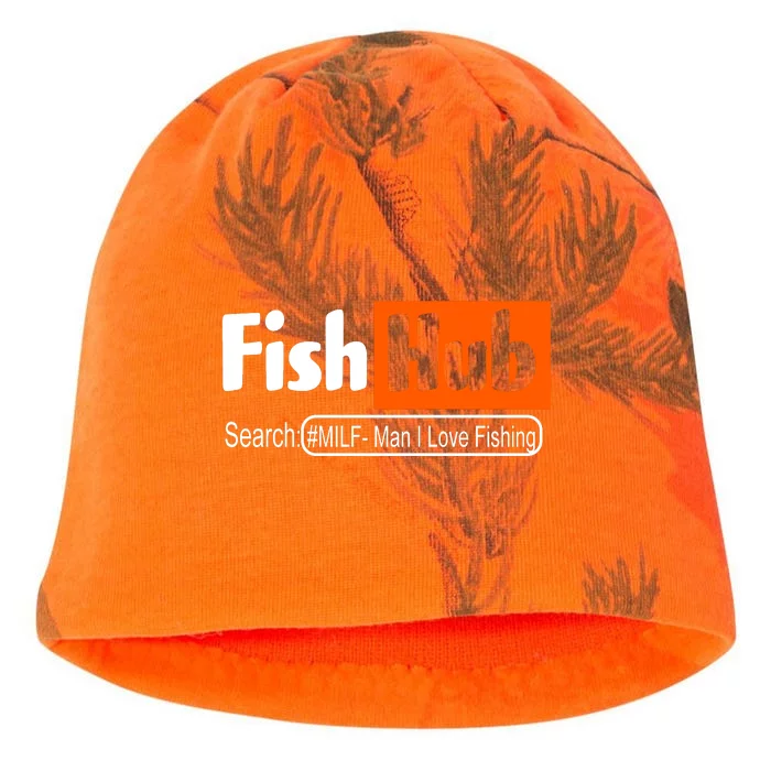 FishHub Milf Man I Love Fishing Funny Kati - Camo Knit Beanie