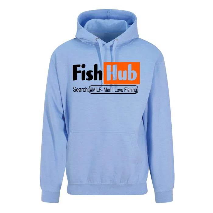 FishHub Milf Man I Love Fishing Funny Unisex Surf Hoodie