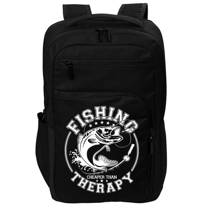 Fishing Cheaper Than Therapy Impact Tech Backpack