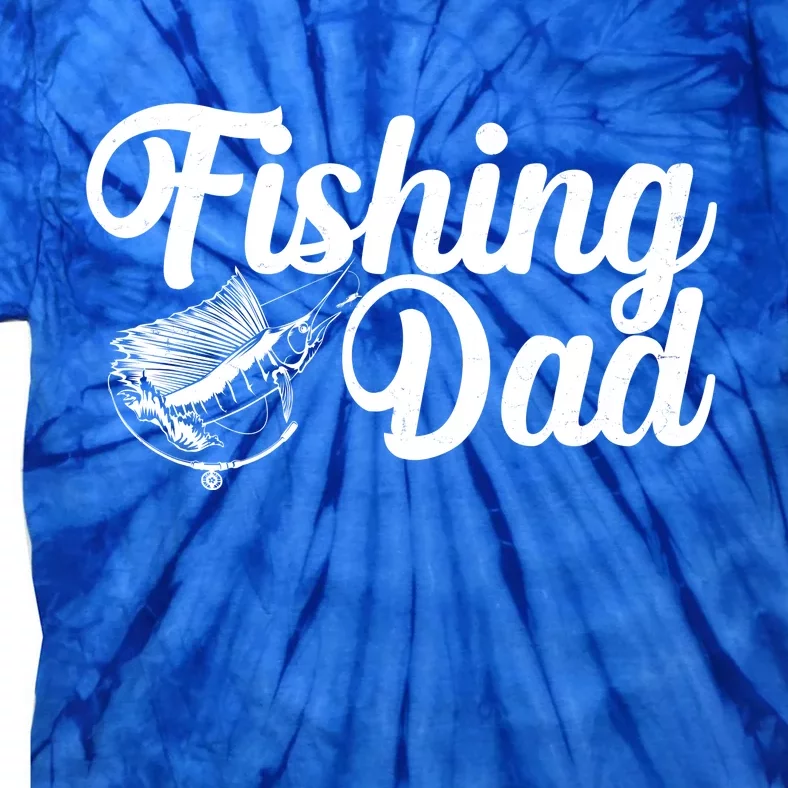 Fishing Dad Father's Day Fishing Fan Tie-Dye T-Shirt