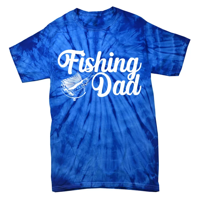 Fishing Dad Father's Day Fishing Fan Tie-Dye T-Shirt