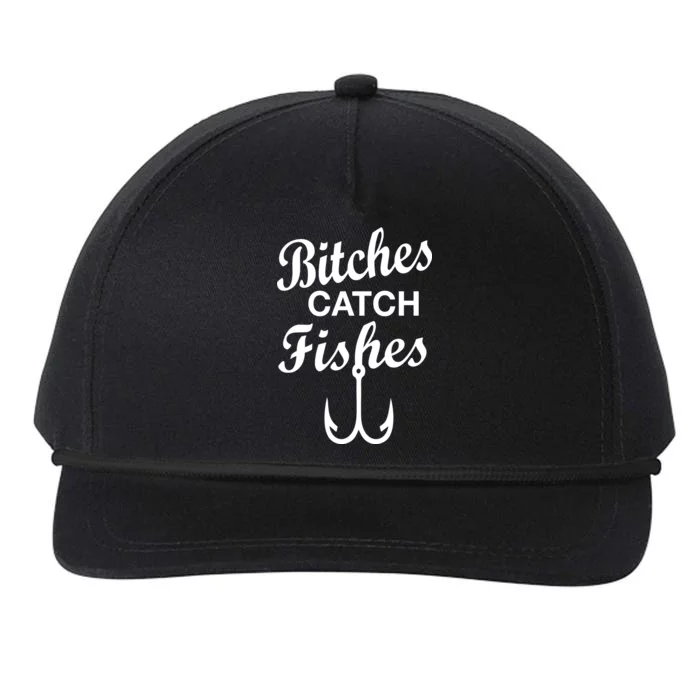 Fishing Girls Funny Snapback Five-Panel Rope Hat