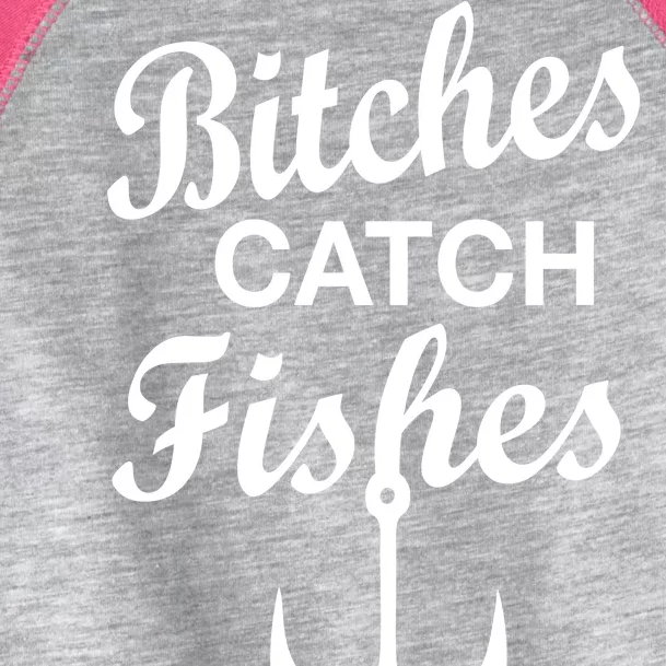 Fishing Girls Funny Toddler Fine Jersey T-Shirt