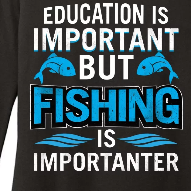 Fishing Is Important Womens CVC Long Sleeve Shirt