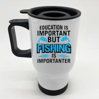 Education Is Important, But Fishing Is Importanter Funny Coffee Mug Te -  RANSALEX