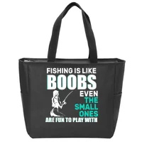 TeeShirtPalace | Fishing Is like Boobs Even The Small One Are Fun To Play  With Tote Bag