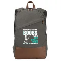 TeeShirtPalace | Fishing Is like Boobs Even The Small One Are Fun To Play  With Tote Bag