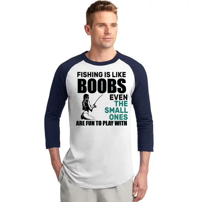 Fishing is Like B**bs Even The Small Ones Are Fun' Men's Premium T-Shirt