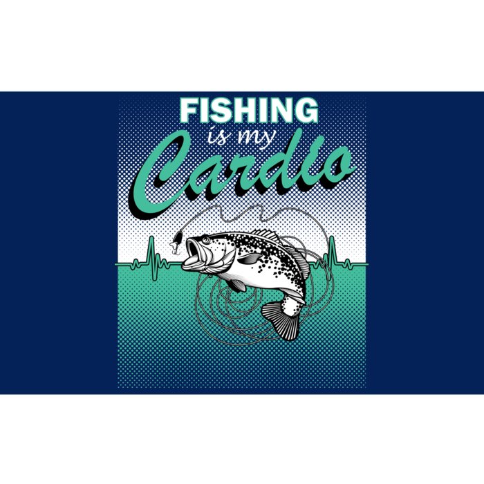 Fishing Is My Cardio Bumper Sticker