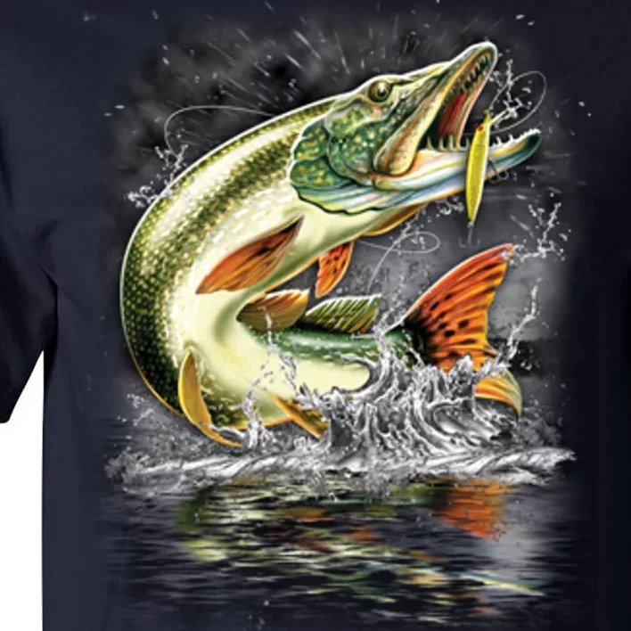 Fishing: Jumping Pike Tall T-Shirt