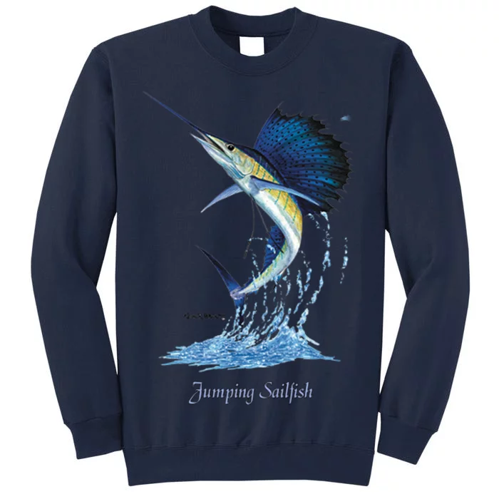 Fishing: Jumping Sailfish Tall Sweatshirt