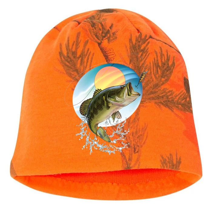 Fishing Leaping Bass Kati - Camo Knit Beanie