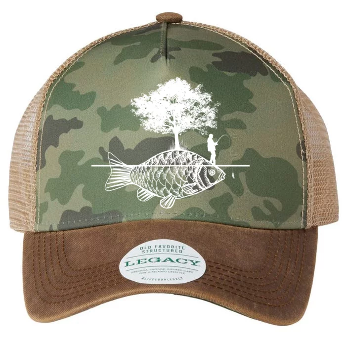 Fishing Life Legacy Tie Dye Trucker Hat