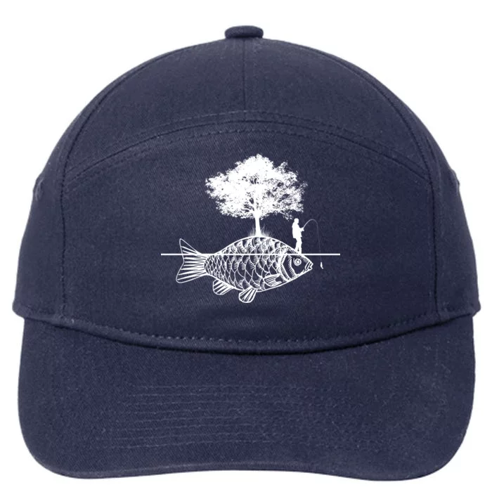 Fishing Life 7-Panel Snapback Hat