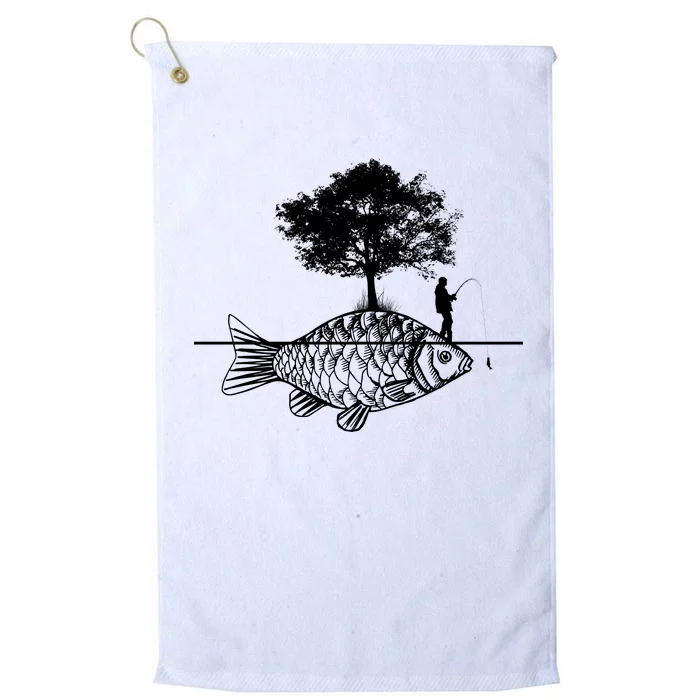 Fishing Life Platinum Collection Golf Towel