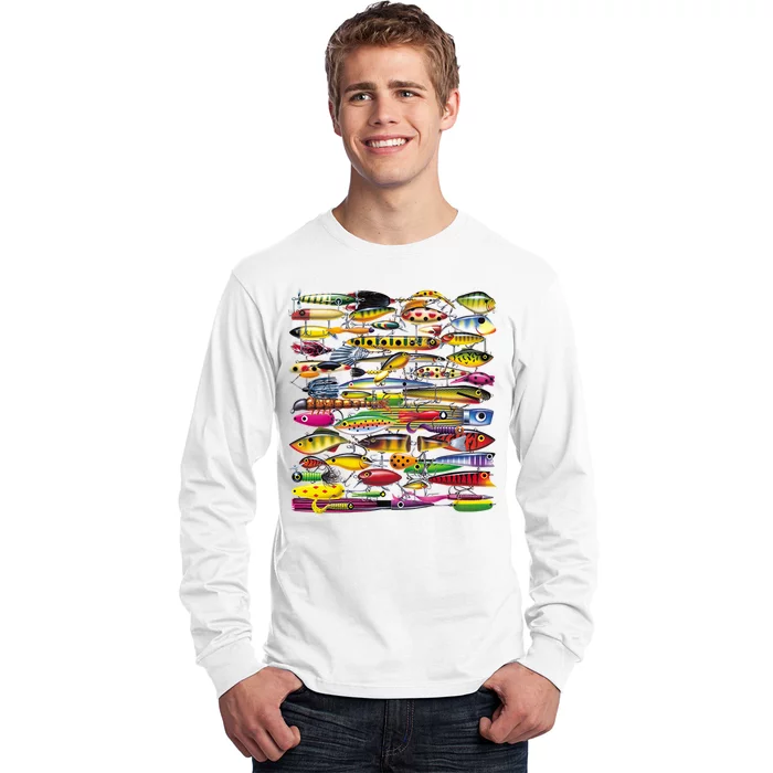 Fishing Lures Long Sleeve Shirt