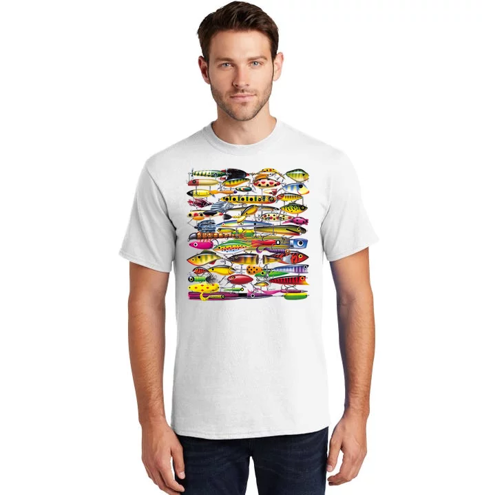 Fishing Lures Tall T-Shirt