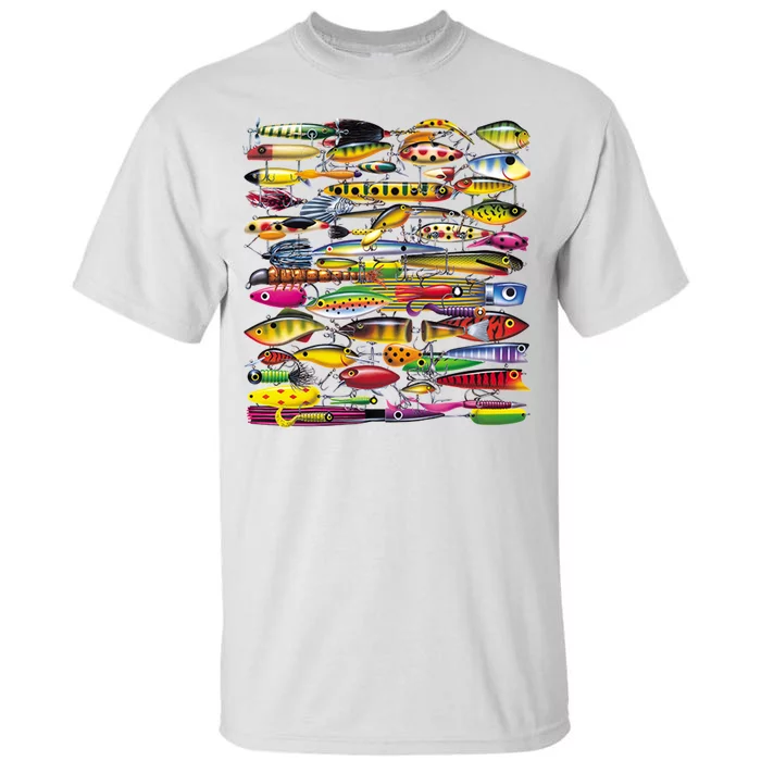 Fishing Lures Tall T-Shirt