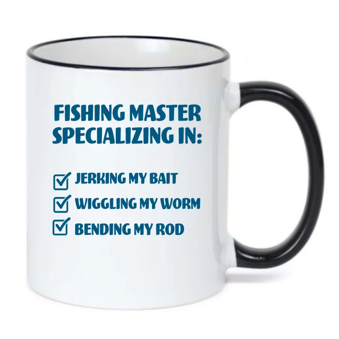 Fishing Master Specializing Black Color Changing Mug