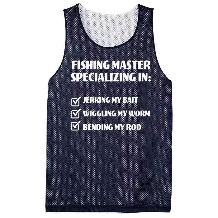 Fishing Master Specializing Mesh Reversible Basketball Jersey Tank