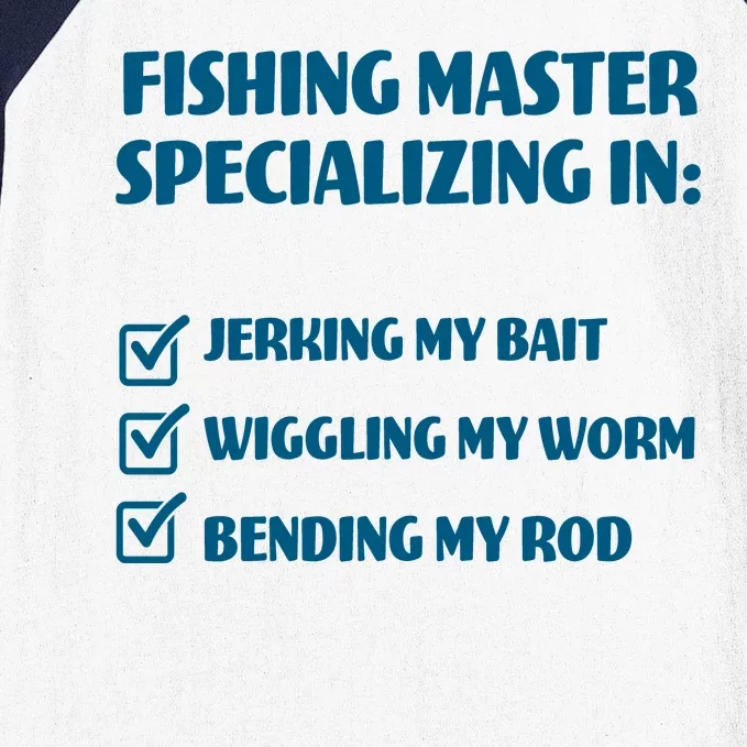 Fishing Master Specializing Baseball Sleeve Shirt