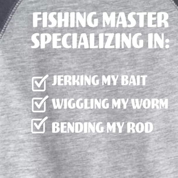 Fishing Master Specializing Toddler Fine Jersey T-Shirt