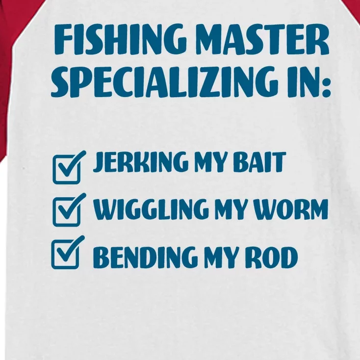 Fishing Master Specializing Kids Colorblock Raglan Jersey