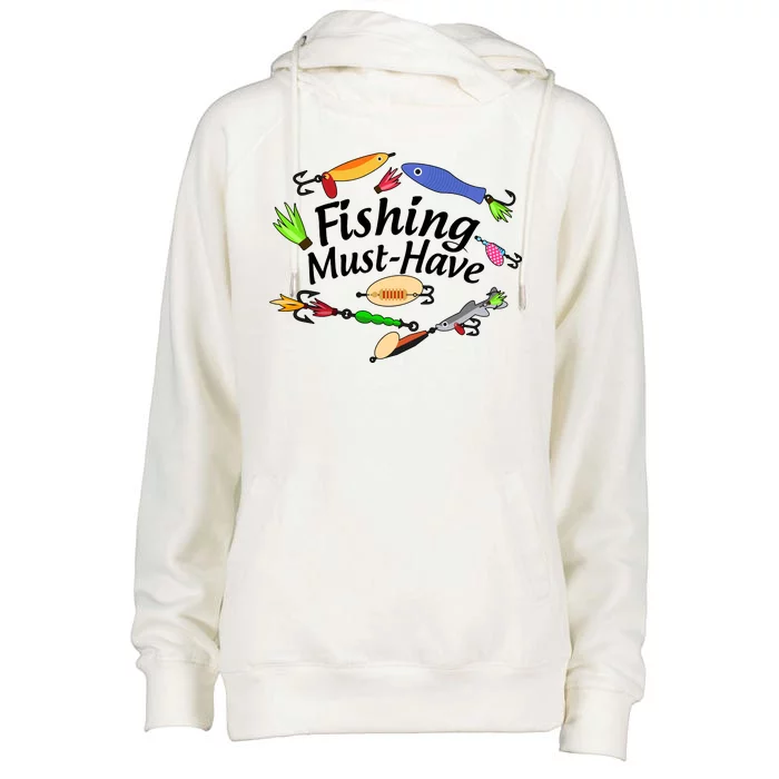 Fishing Must-Have Fishing Lures Womens Funnel Neck Pullover Hood