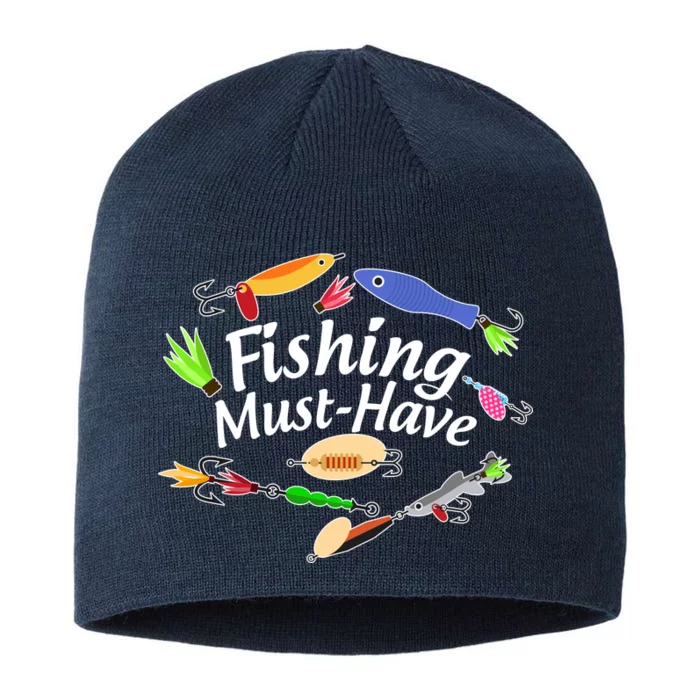 Fishing Must-Have Fishing Lures 8 1/2in Sustainable Knit Beanie