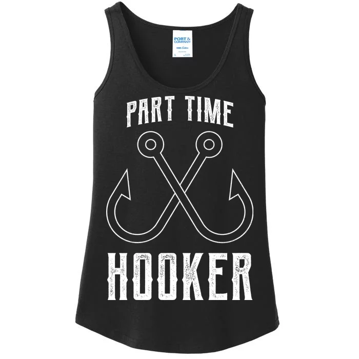 Fishing Part Time Hooker Ladies Essential Tank