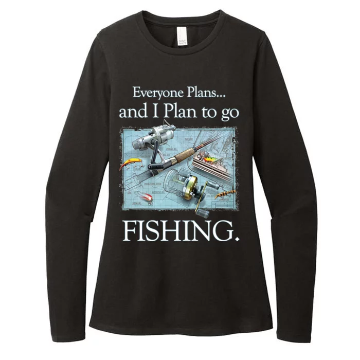 Fishing: Plan To Fish Womens CVC Long Sleeve Shirt