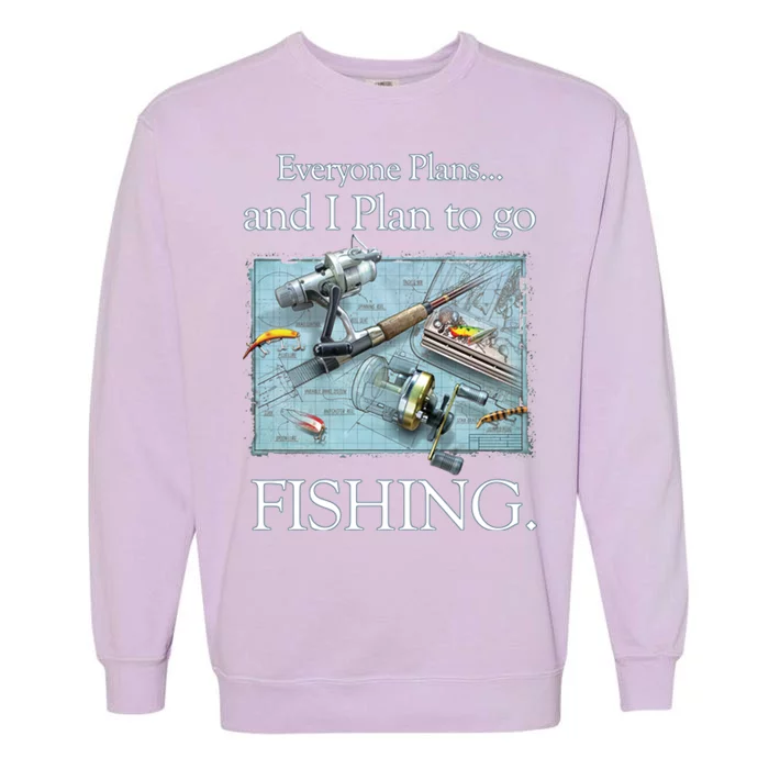 Fishing: Plan To Fish Garment-Dyed Sweatshirt