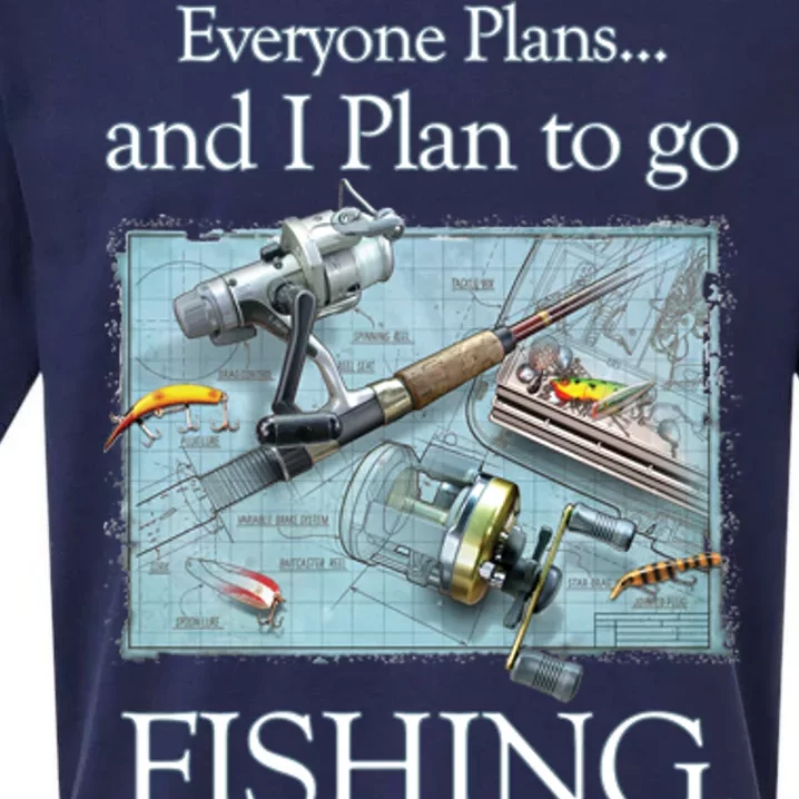 Fishing: Plan To Fish Sueded Cloud Jersey T-Shirt