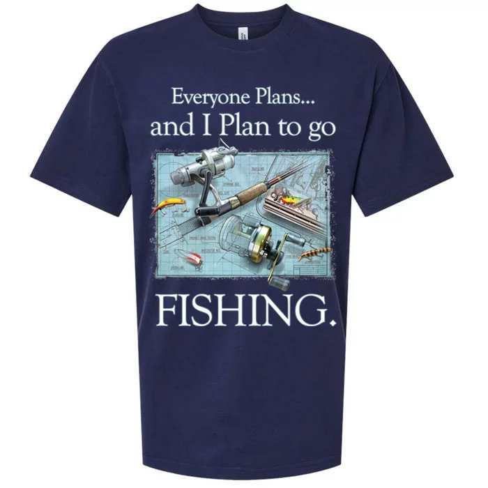 Fishing: Plan To Fish Sueded Cloud Jersey T-Shirt