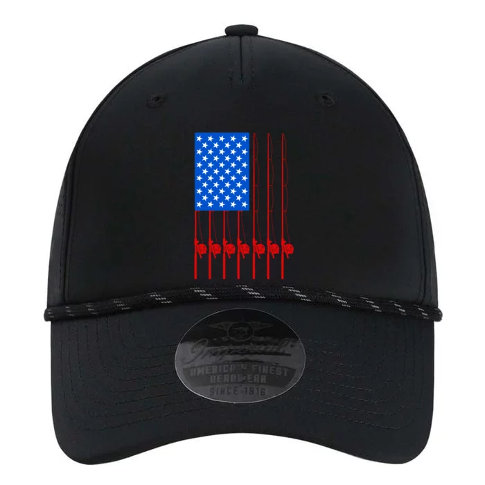 Fishing Poles USA American Flag Performance The Dyno Cap