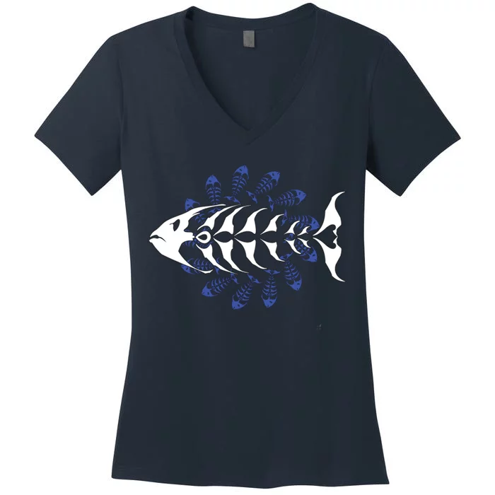 Fishing Primal Surf Women's V-Neck T-Shirt