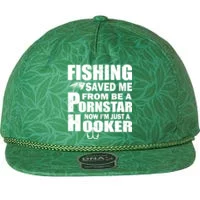 American Fishing Flag Flat Bill Trucker Hat