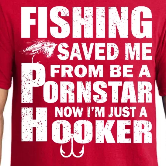 Fishing Saved Me Pornstar Hooker Pajama Set