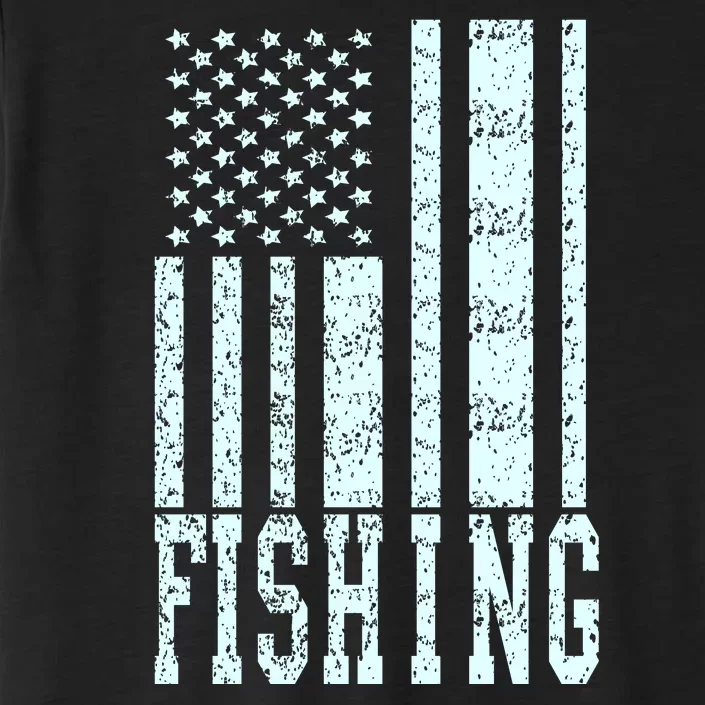 Fishing USA Flag ChromaSoft Performance T-Shirt