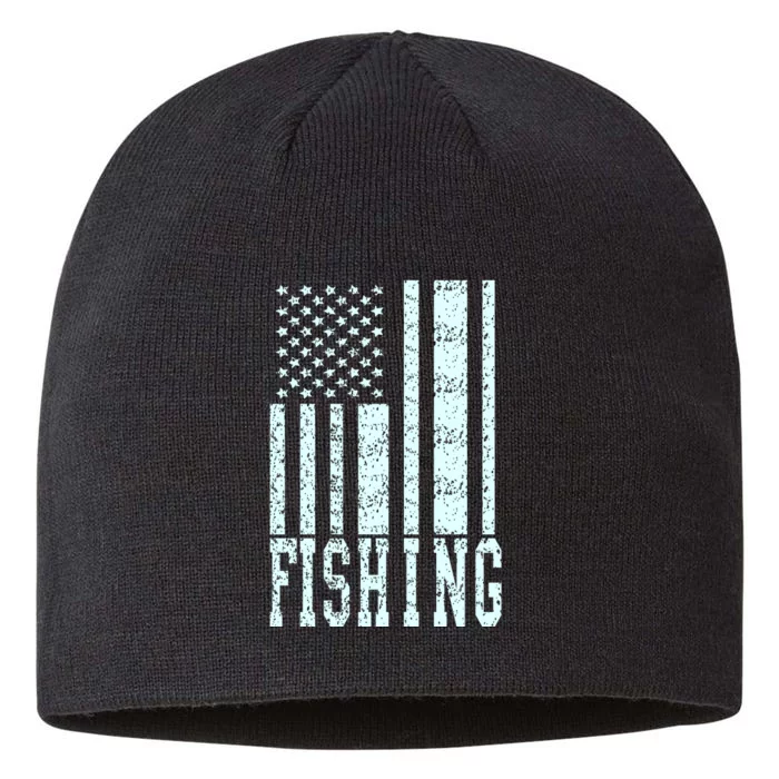 Fishing USA Flag 8 1/2in Sustainable Knit Beanie