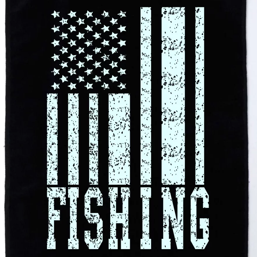 Fishing USA Flag Platinum Collection Golf Towel