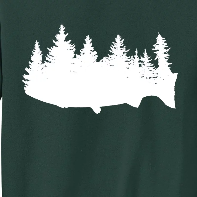 Fishing Wilderness Tall Sweatshirt